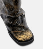 The Attico Robin leather knee-high boots