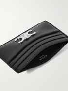 CELINE - Logo-Embellished Textured-Leather Cardholder