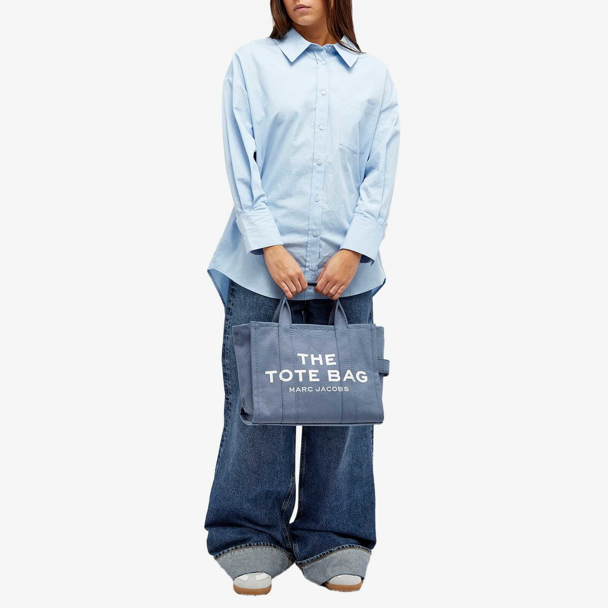 【関税込み】The Medium Tote - Marc Jacobs - Cotton - Blue Amazon.com: Marc Jacobs The Canvas Medium Tote Bag, Spring
