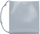 Jil Sander Blue Medium Tangle Shoulder Bag