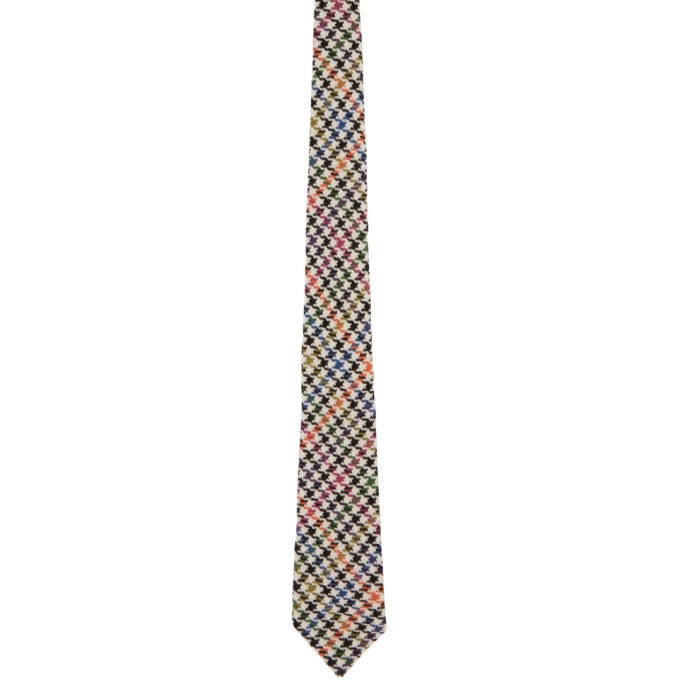 Photo: tss Multicolor Linen Houndstooth Tie