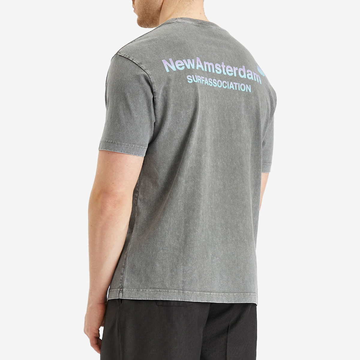 New Amsterdam Surf Association Men's Logo T-Shirt in Grey
