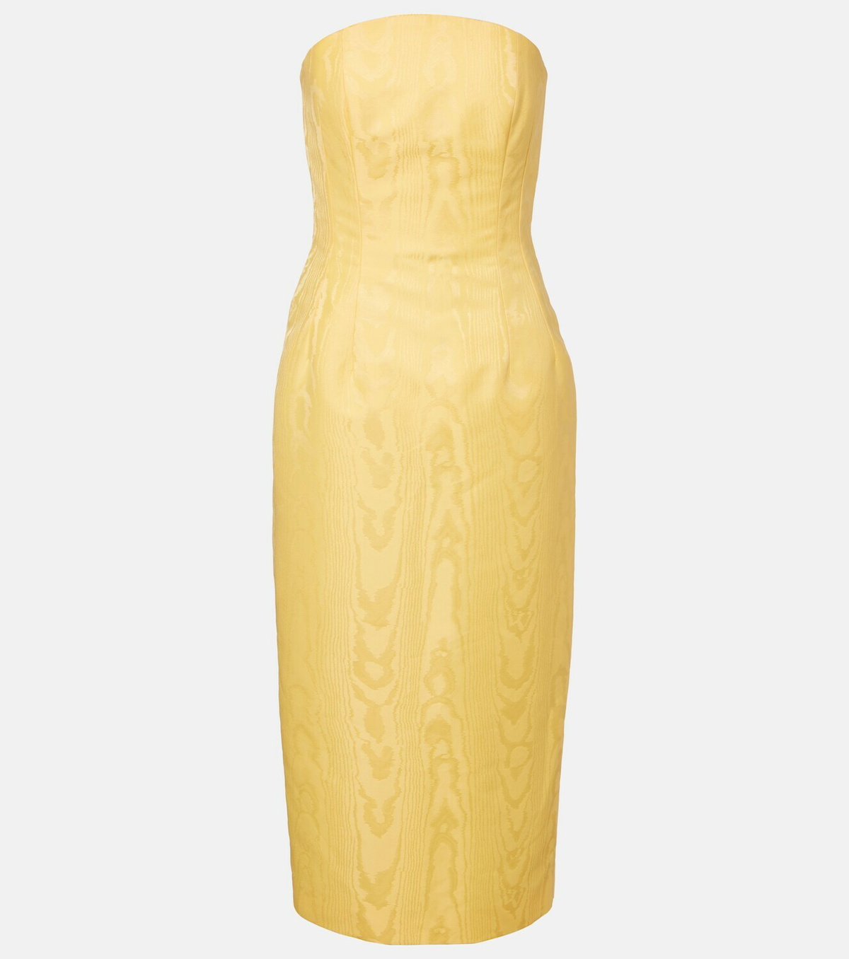 Emilia Wickstead Hailee moiré mikado corset dress
