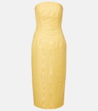 Emilia Wickstead Hailee moiré mikado corset dress