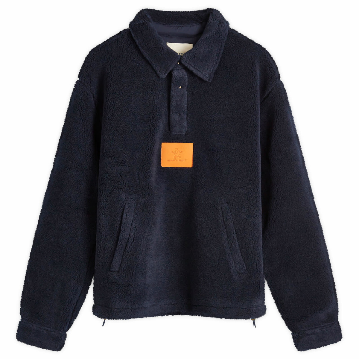 Bram's Fruit Men's Pullover Fleece Sweatshirt in Navy