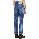 Dsquared2 Blue Cropped Flare Jeans