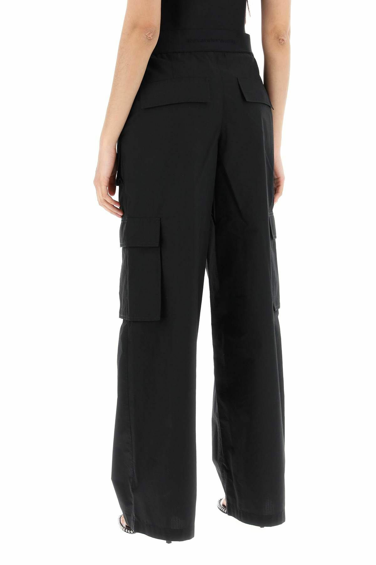 ALEXANDER WANG ripstop cargo pants in Black Alexander Wang