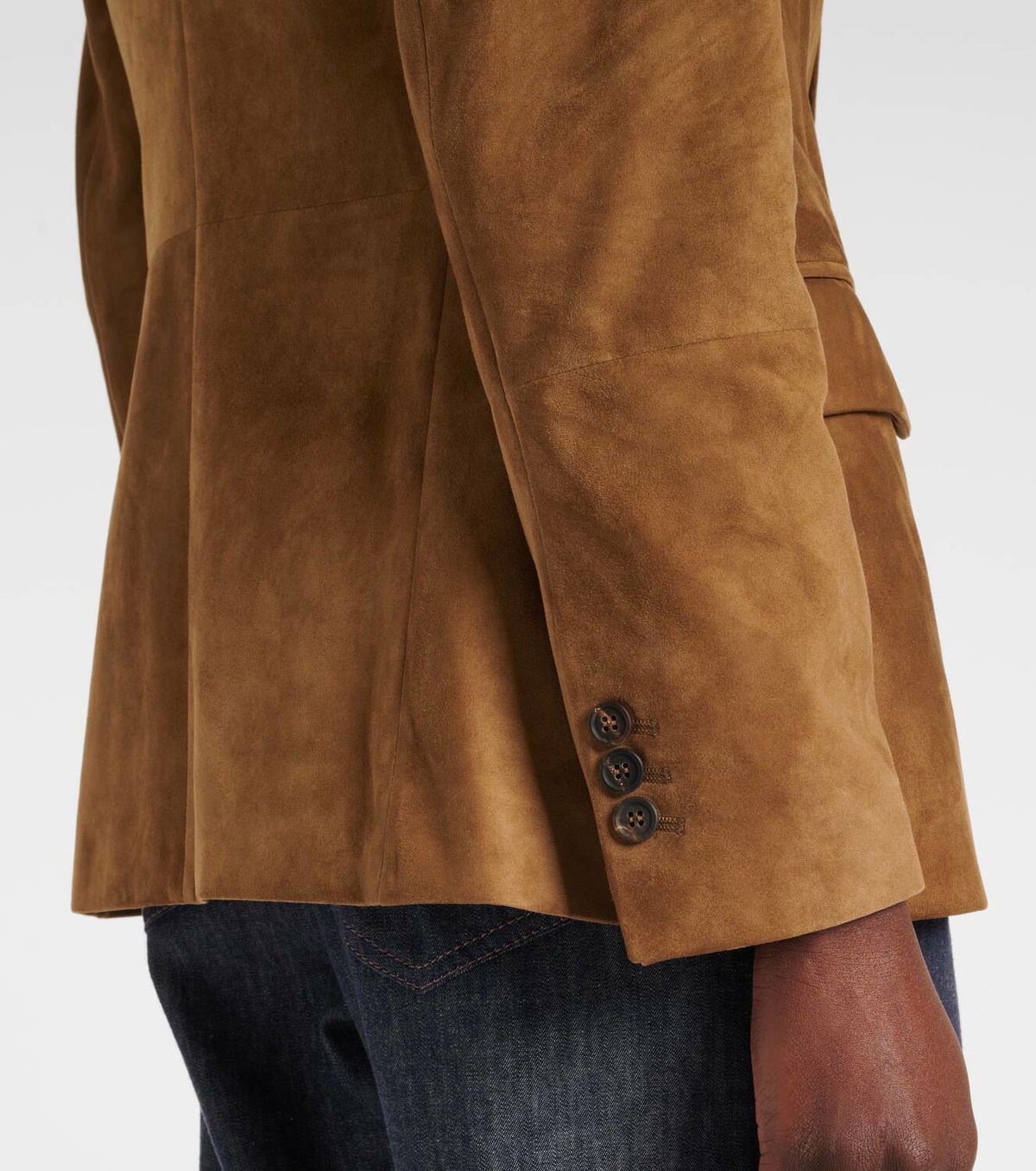 Brunello Cucinelli Monili suede jacket
