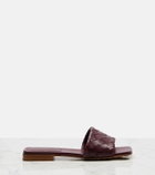Bottega Veneta Parco Intrecciato leather slides