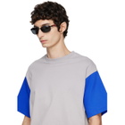 Prada Eyewear Black Linea Rossa Sunglasses