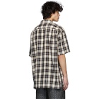 Doublet Black and Beige Key Person Short Sleeve Shirt
