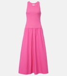 Velvet Romilly cotton-blend midi dress