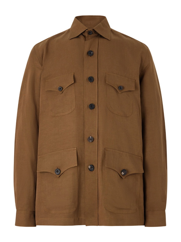 Photo: Rubinacci - Safari Overshirt - Brown