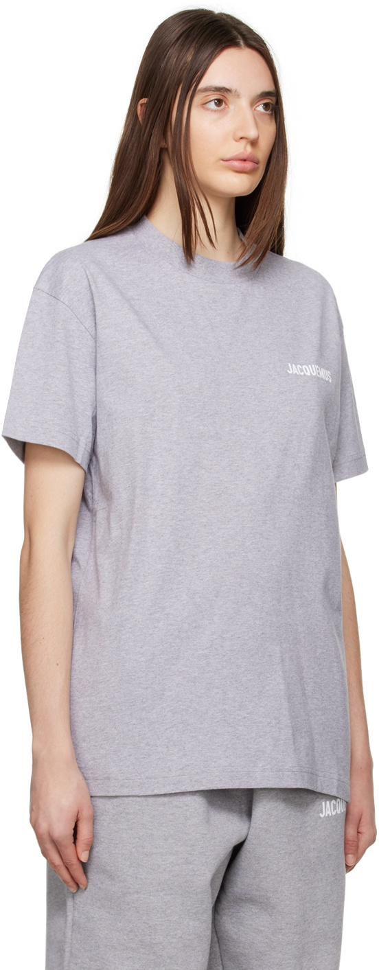 Jacquemus Gray 'Le T-Shirt Jacquemus' T-Shirt