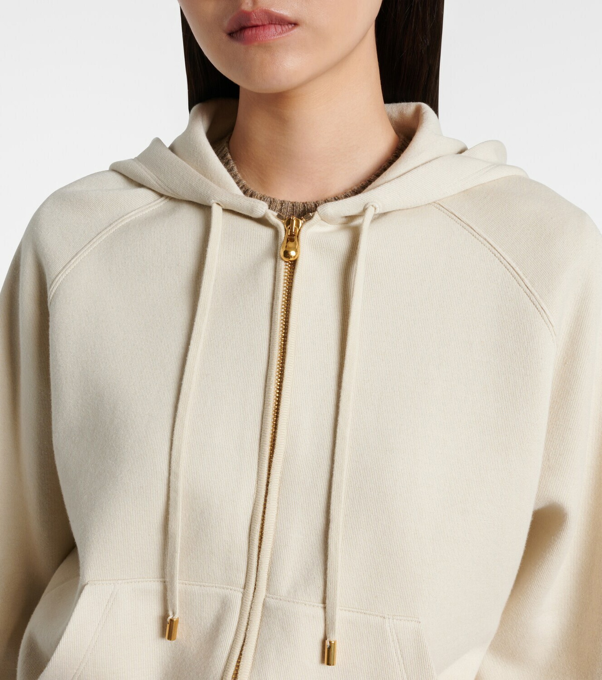 Loro Piana Viera cotton, silk, and cashmere hoodie