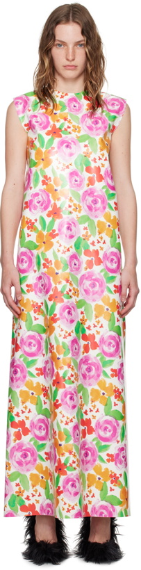 Photo: Balenciaga Multicolor Floral Maxi Dress