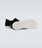 Manolo Blahnik Nadores suede slip-on sneakers