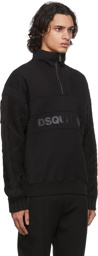 Dsquared2 Black 70's Zip-Up Sweater