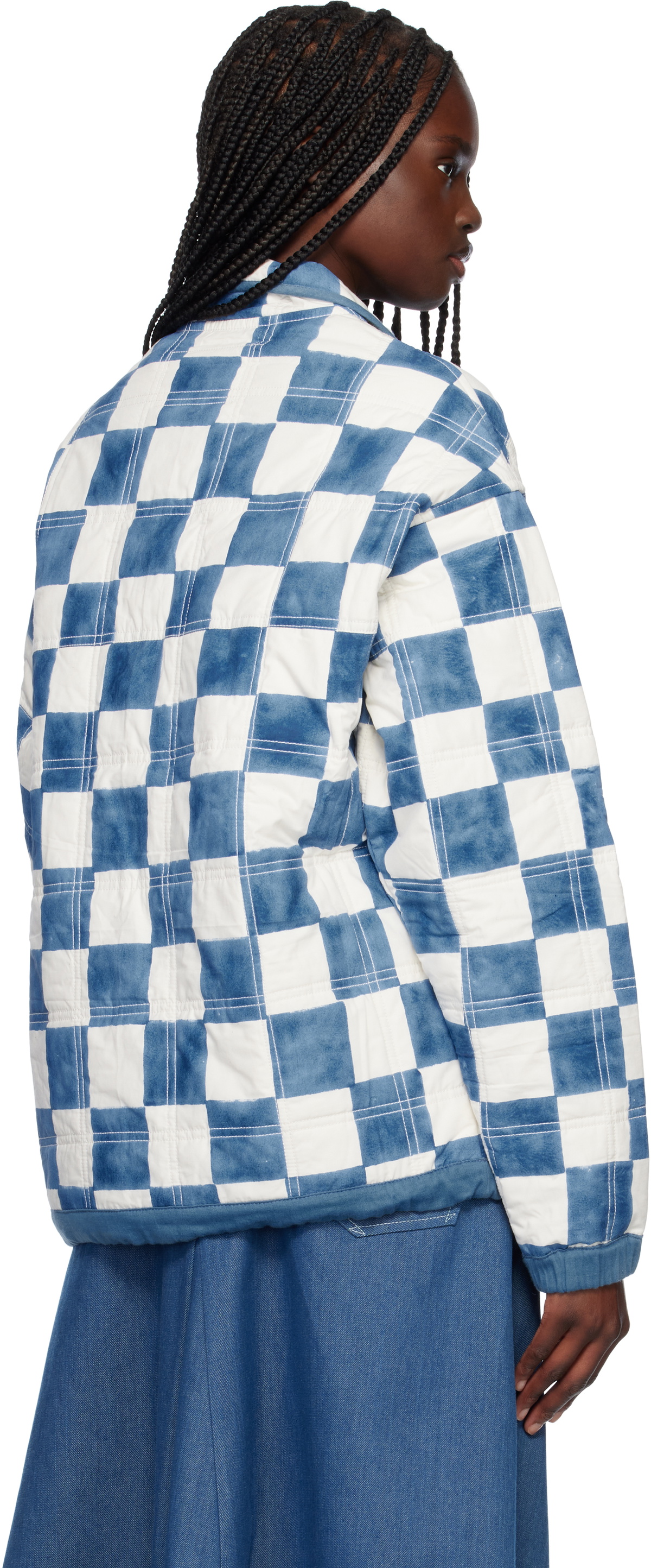 Story mfg. Blue & White Mineral Jacket