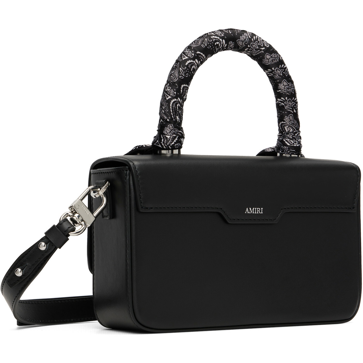 AMIRI Black Micro Long MA Bag
