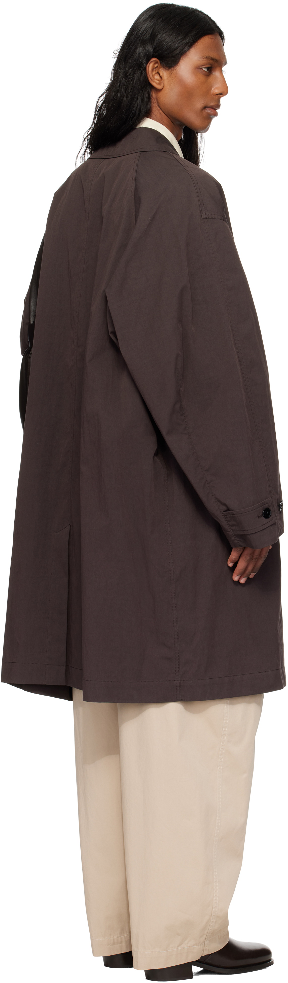 LEMAIRE Brown Car Coat Lemaire
