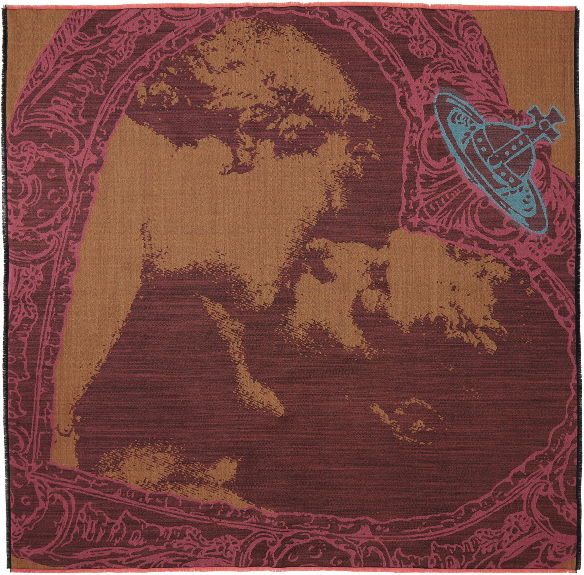 Vivienne Westwood スクエアスカーフ Vivienne Westwood Orange Kiss Square Scarf Vivienne Westwood