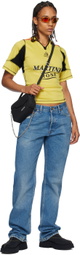 Martine Rose Blue Low-Rise Jeans