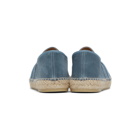 Kenzo Blue Suede Tiger Head Espadrilles