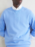 Sunspel - Cotton-Jersey Sweatshirt - Blue