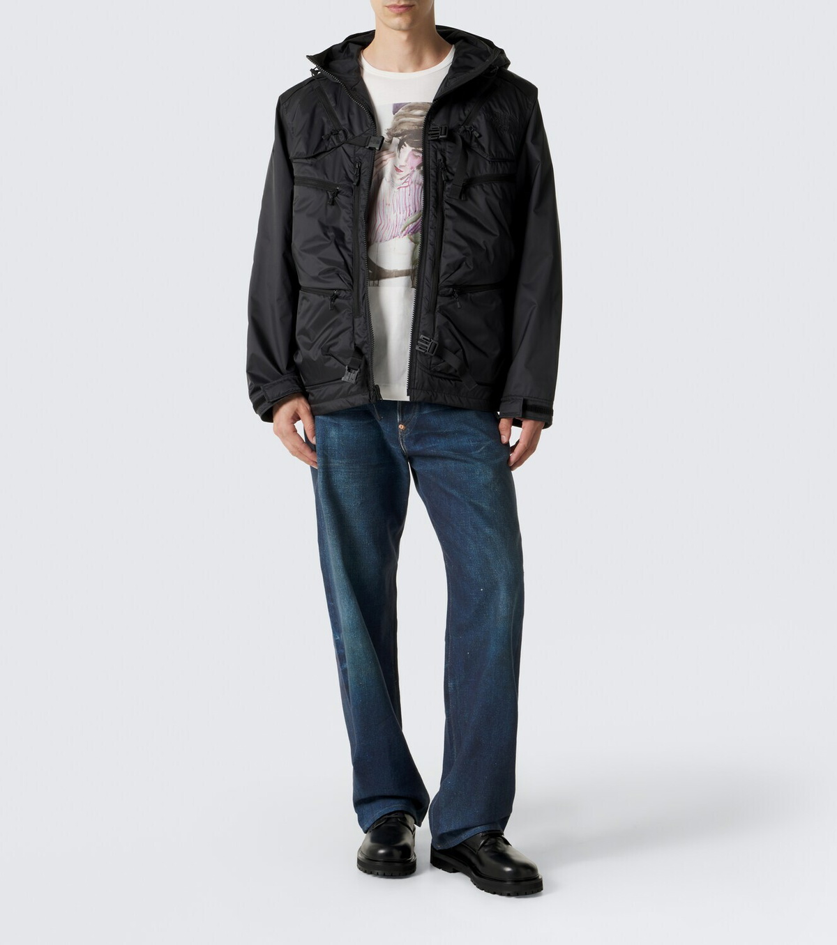 Junya Watanabe x The North Face hooded technical jacket