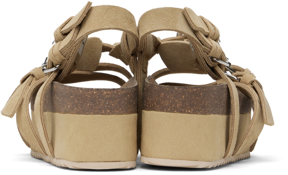 R13 Khaki Platform Sandals