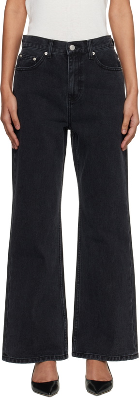 Photo: Dunst Black Relaxed Flared Jeans