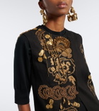 Dries Van Noten Embellished cotton vest