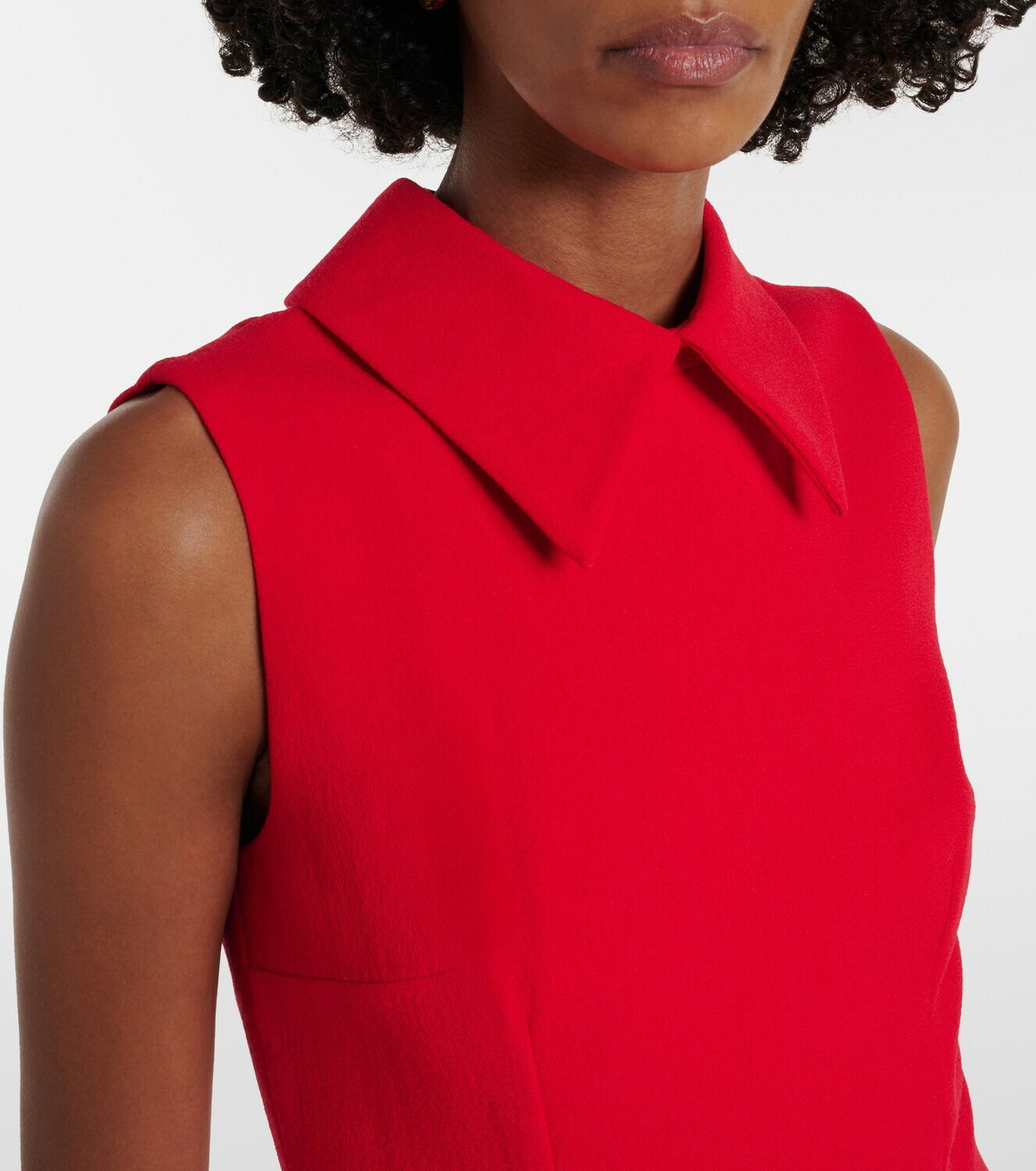 Emilia Wickstead Leontine wool crêpe midi dress