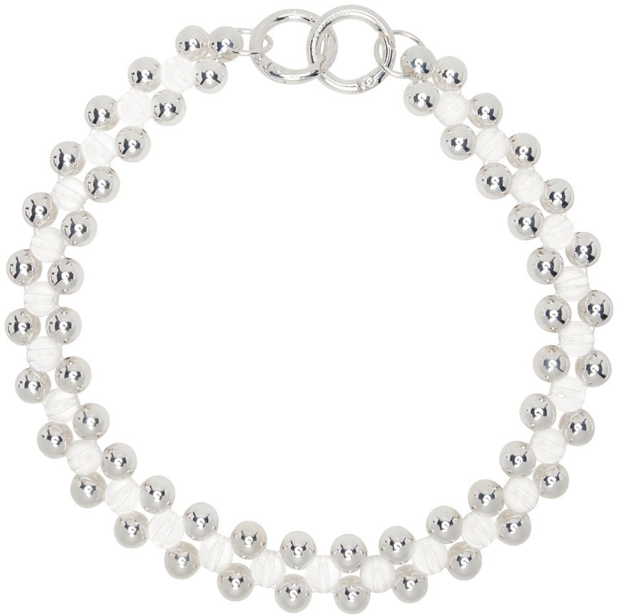 Lorette Colé Duprat Silver Resin Trinity Necklace