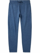 Peter Millar - Lava Wash Slim-Fit Tapered Stretch Cotton and Modal-Blend Jersey Sweatpants - Blue