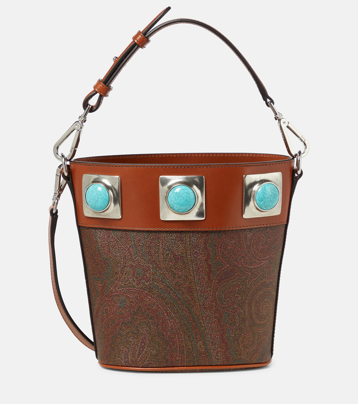 Etro - Crown Me Mini paisley bucket bag Etro