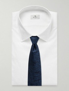 Etro - Slim-Fit Cotton-Jacquard Shirt - White