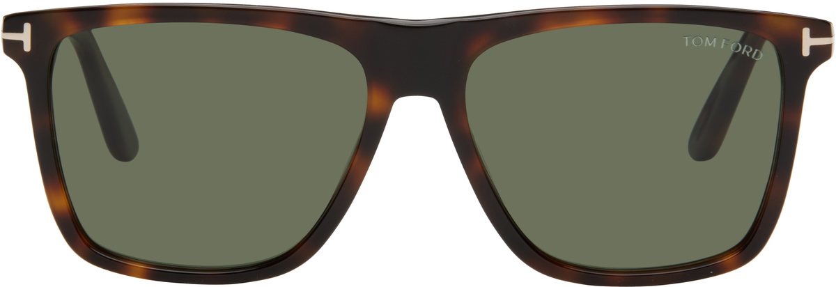 TOM FORD Brown & Black Polarized Fletcher Sunglasses TOM FORD