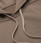 DRKSHDW BY RICK OWENS - Cotton-Jersey Hoodie - Gray