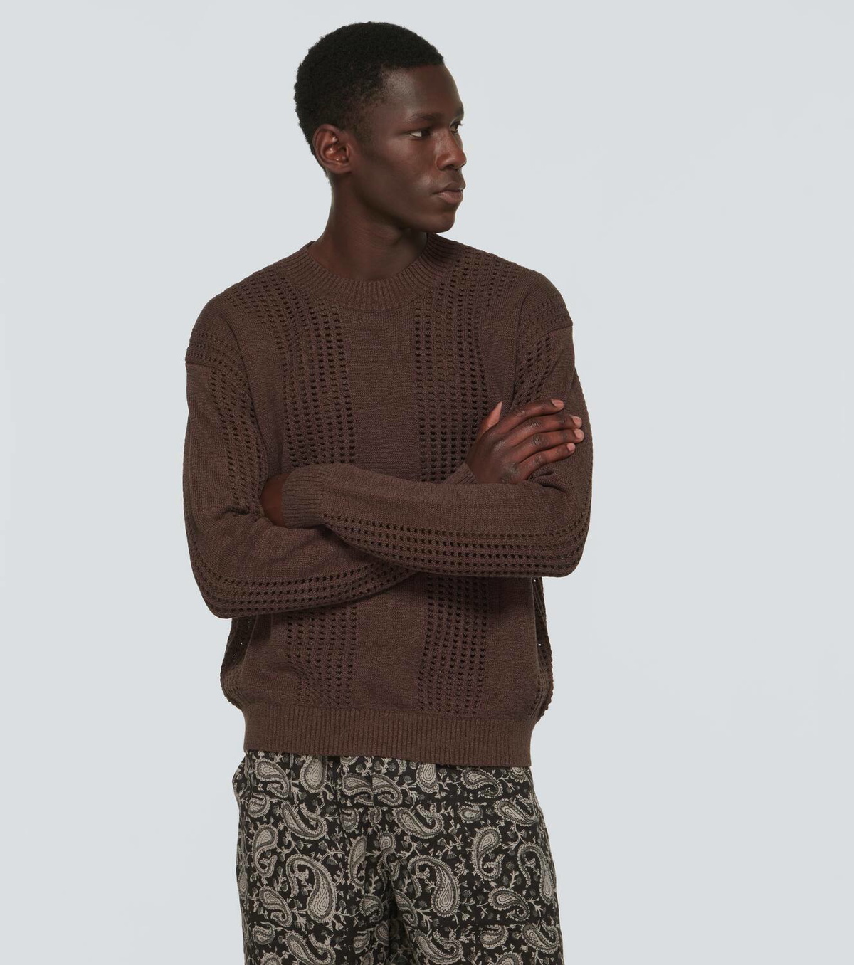 Nanushka Jace crochet sweater