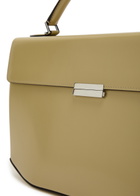 Toteme Glossed Leather top Handle bag - Beige - One Size