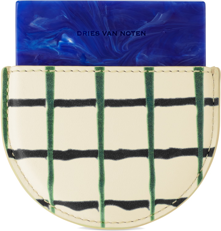 Photo: Dries Van Noten Navy Half-Moon Mirror