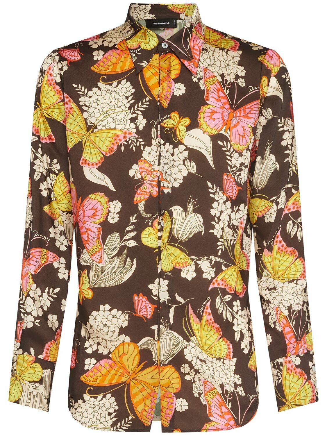 Photo: DSQUARED2 Butterfly Printed Shirt