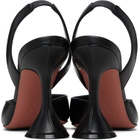 Amina Muaddi Black Holli Sling 95 Heels