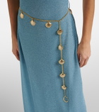 Oséree Lumière belted maxi dress