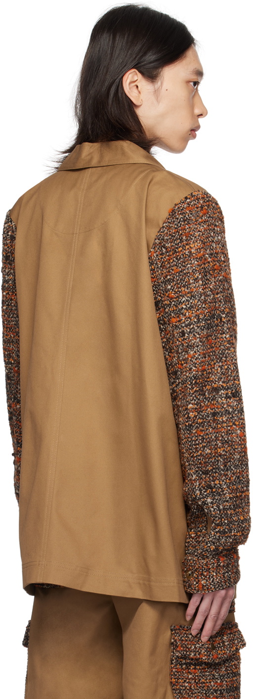 Anna Sui SSENSE Exclusive Tan Barn Jacket