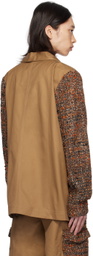 Anna Sui SSENSE Exclusive Tan Barn Jacket