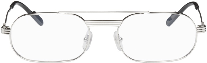 Photo: Cartier Silver Aviator Glasses