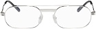 Cartier Silver Aviator Glasses